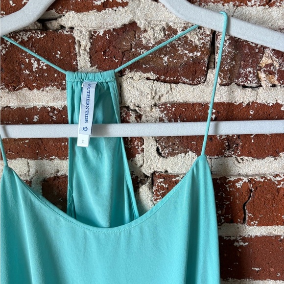 Southern Tide blue silk tank top - Picture 4 of 5